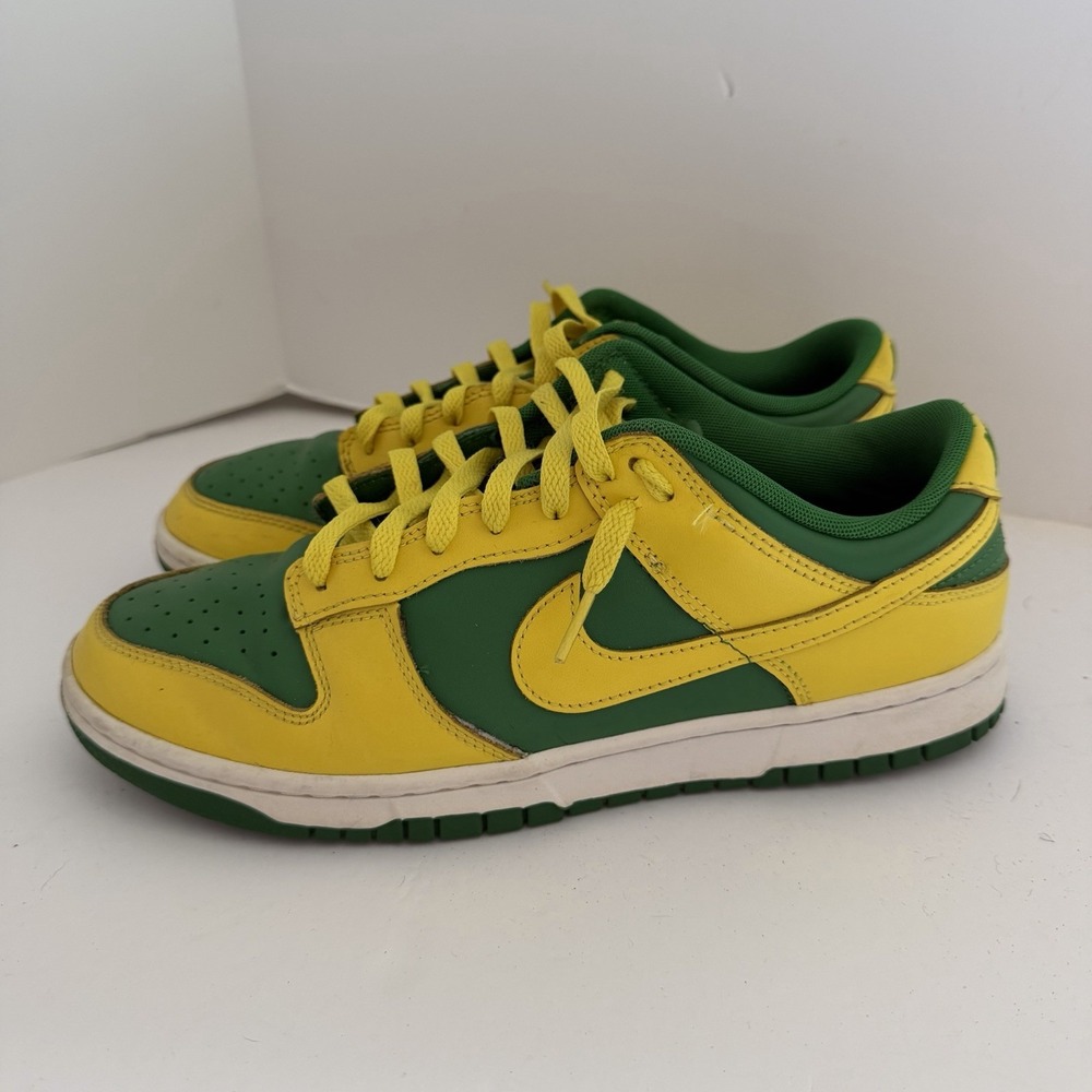 Nike Dunk Low Retro Reverse Brazil Mens Size 9.5  Green Oregon Ducks